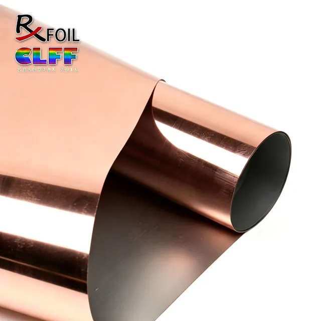 0.22MM Metallic Glossy Pinkish Rose Gold TPU HTV