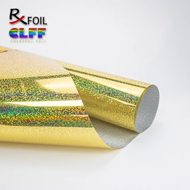 0.22MM Gold Hologram TPU HTV