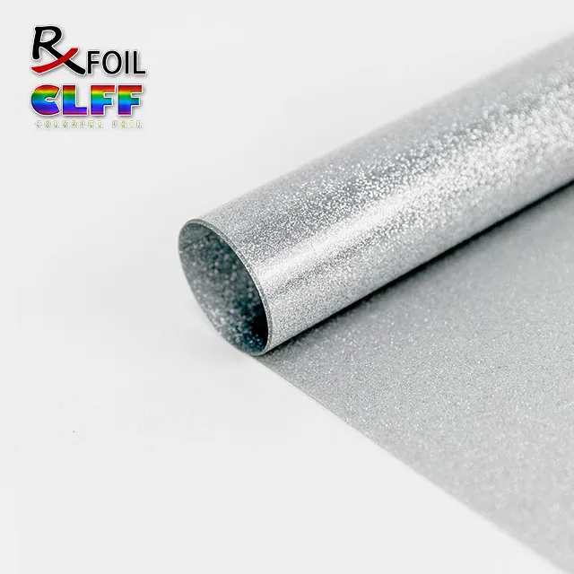 0.3MM Silver Glitter PU HTV