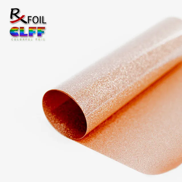 0.3MM Rose Gold  Glitter PU HTV