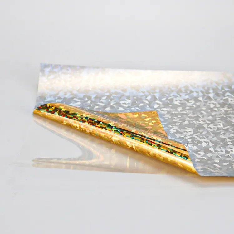 0.2MM Gold Hologram PU HTV